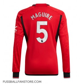 Manchester United Harry Maguire #5 Replik Heimtrikot 2023-24 Langarm